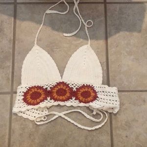 Crochet crop top